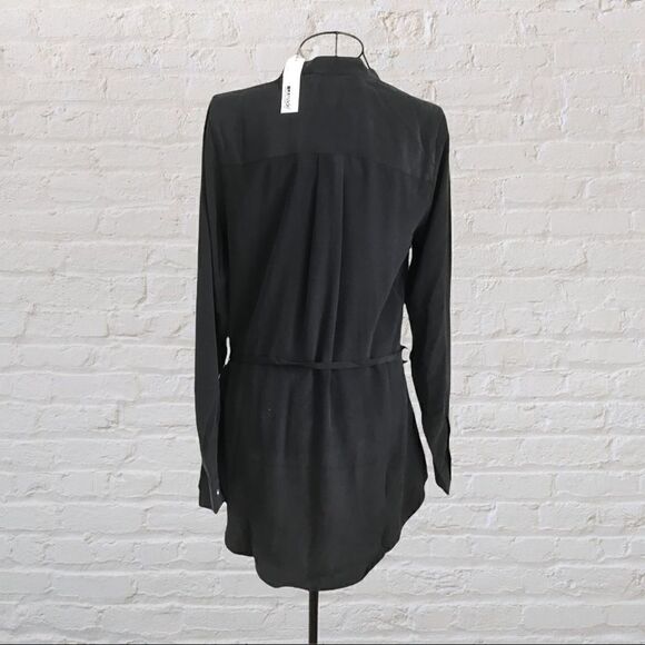 LA Made Black Silk Tunic Blouse NWT - Picture 2 of 6